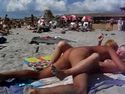 Baise en public sur une plage de miami