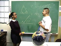 Jeune fille baise avec son prof de math