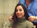 Une beurette baise avec son coiffeur a domicile